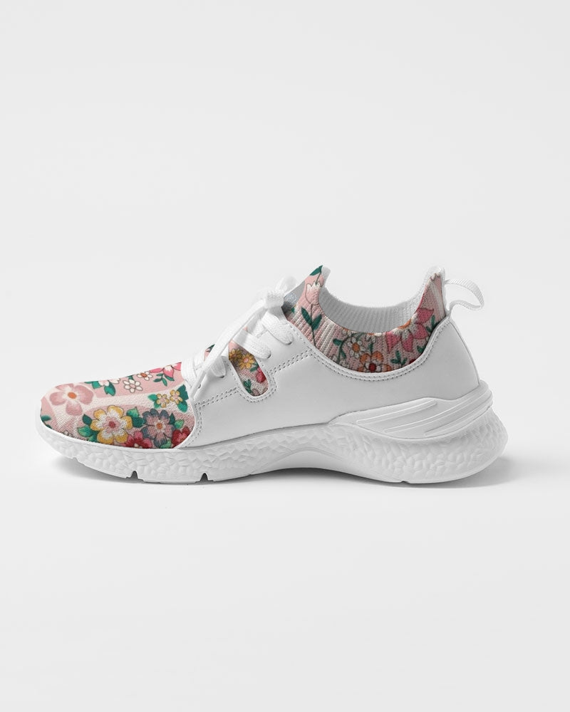 Pink abstract Pretty Sisters Women's Two-Tone Sneaker