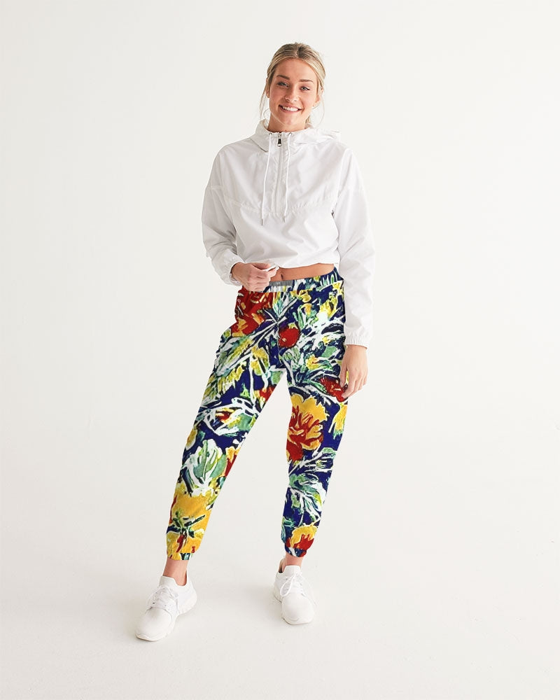 Painted floor design Women's All-Over Print Track Pants