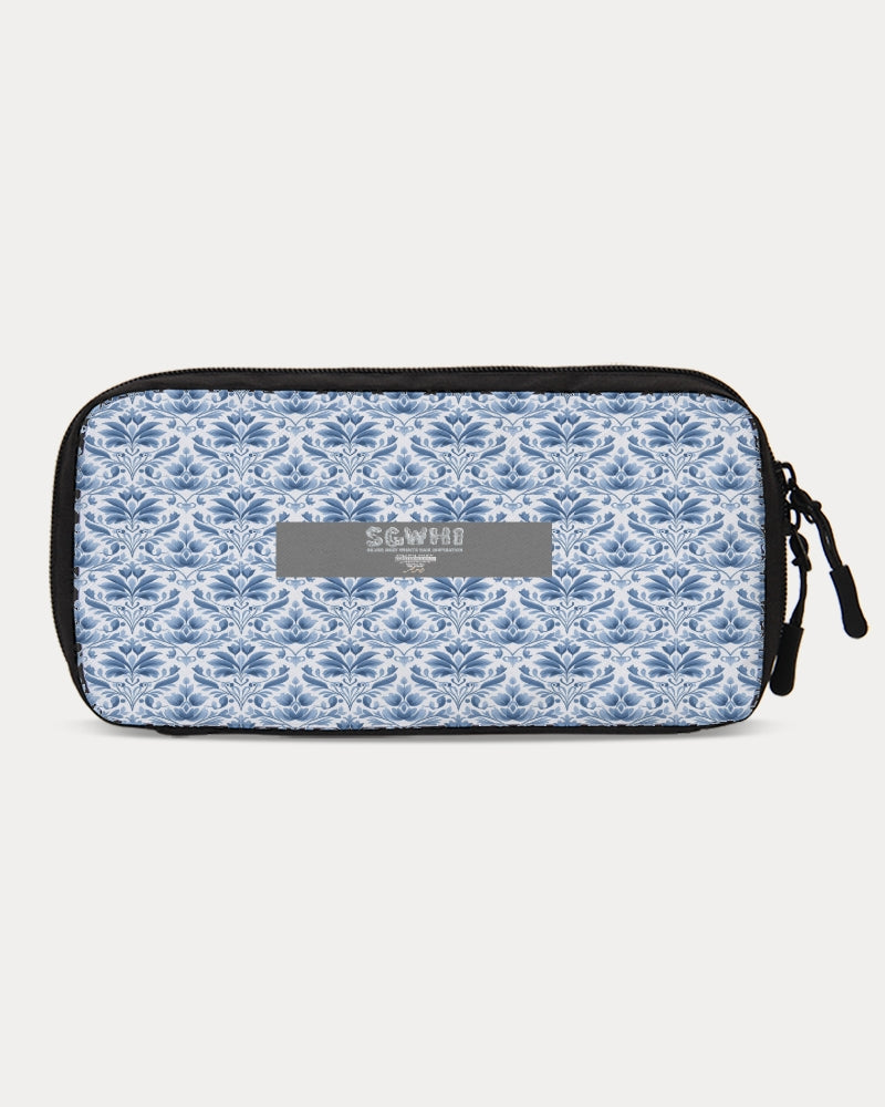 light blue Royal patten  Small Travel Organizer