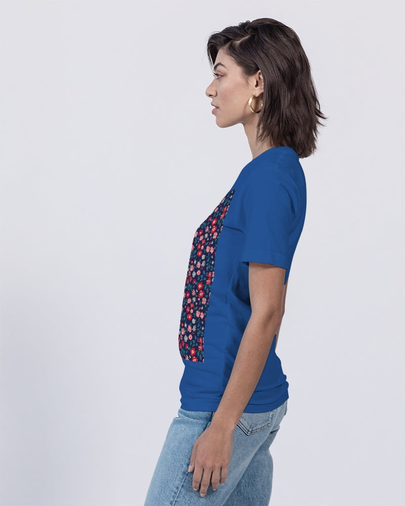 Midnight blue pretty glance.  Unisex Jersey V-Neck Tee | Bella + Canvas