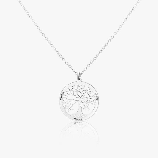 Beautiful Silverfox Life Tree Necklace