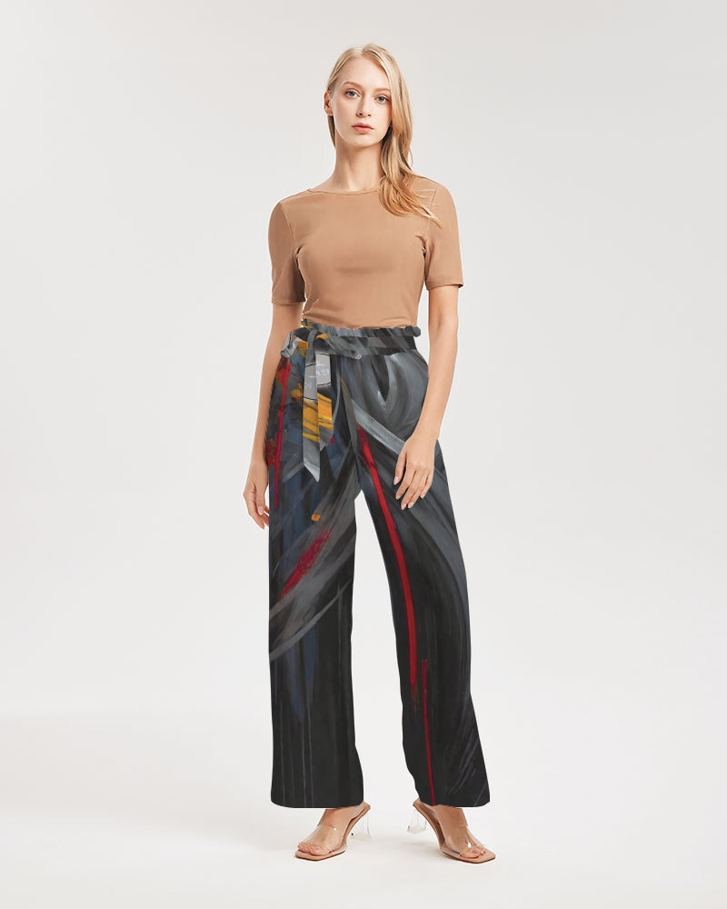 Asian collection [Part 1] Women's All-Over Print High-Rise Wide Leg Pants