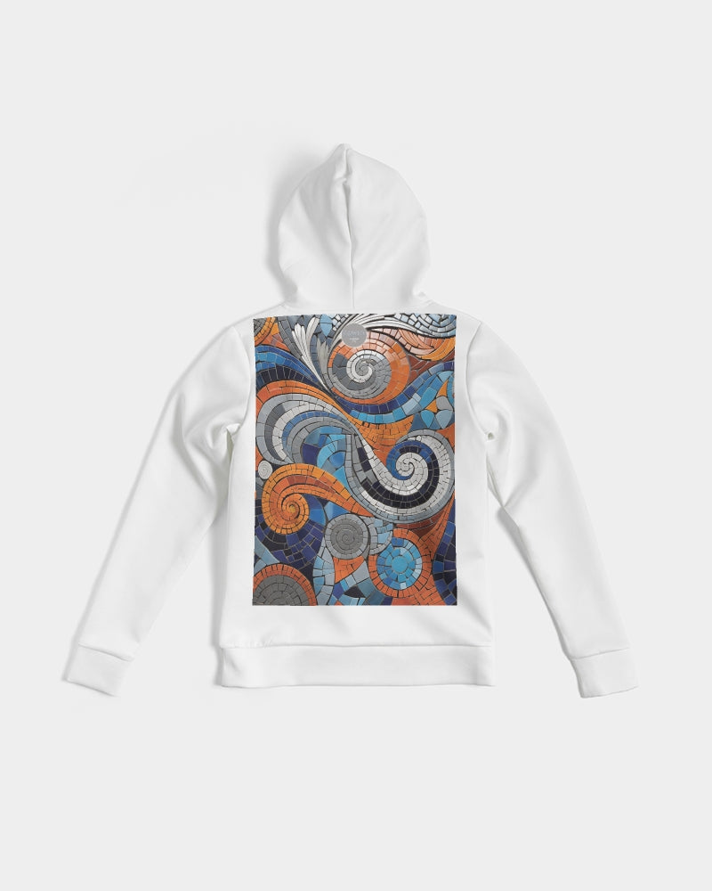 Beautiful Mosaic White Sister  Women's All-Over Print Hoodie