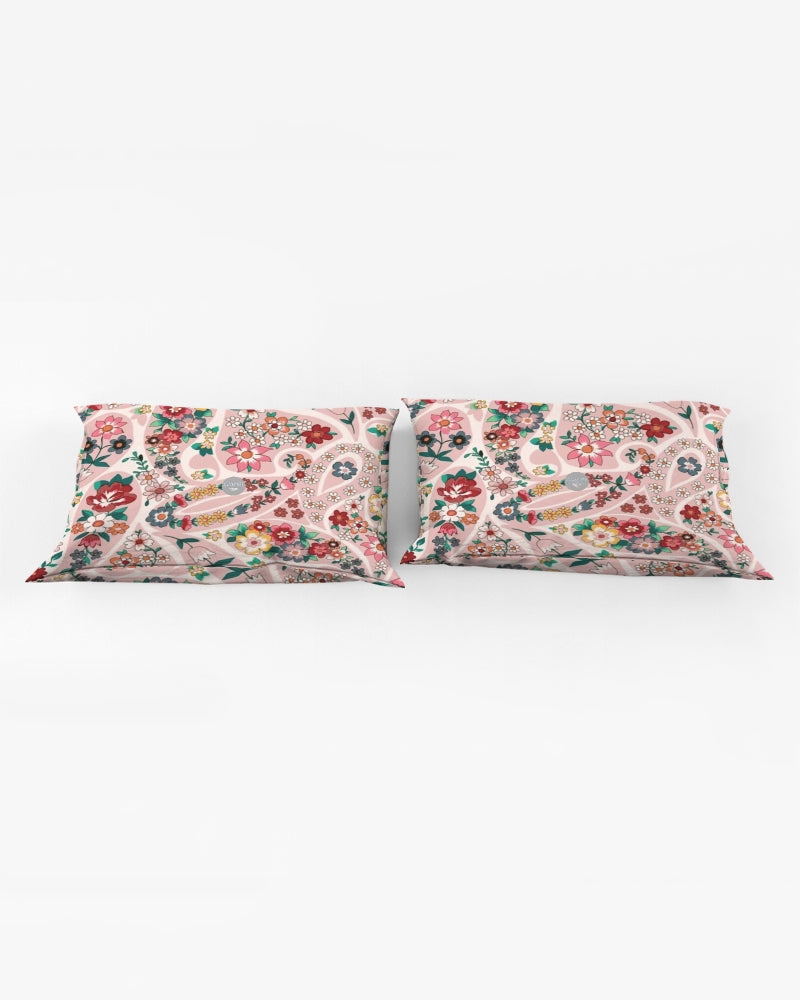 Pink abstract Pretty Sisters Queen Pillow Case