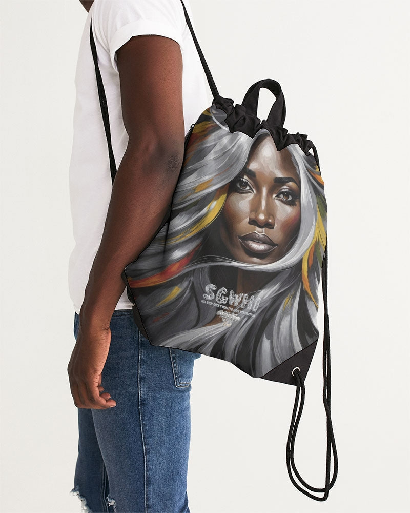 Black Sister Collection [Part 1 ] Canvas Drawstring Bag