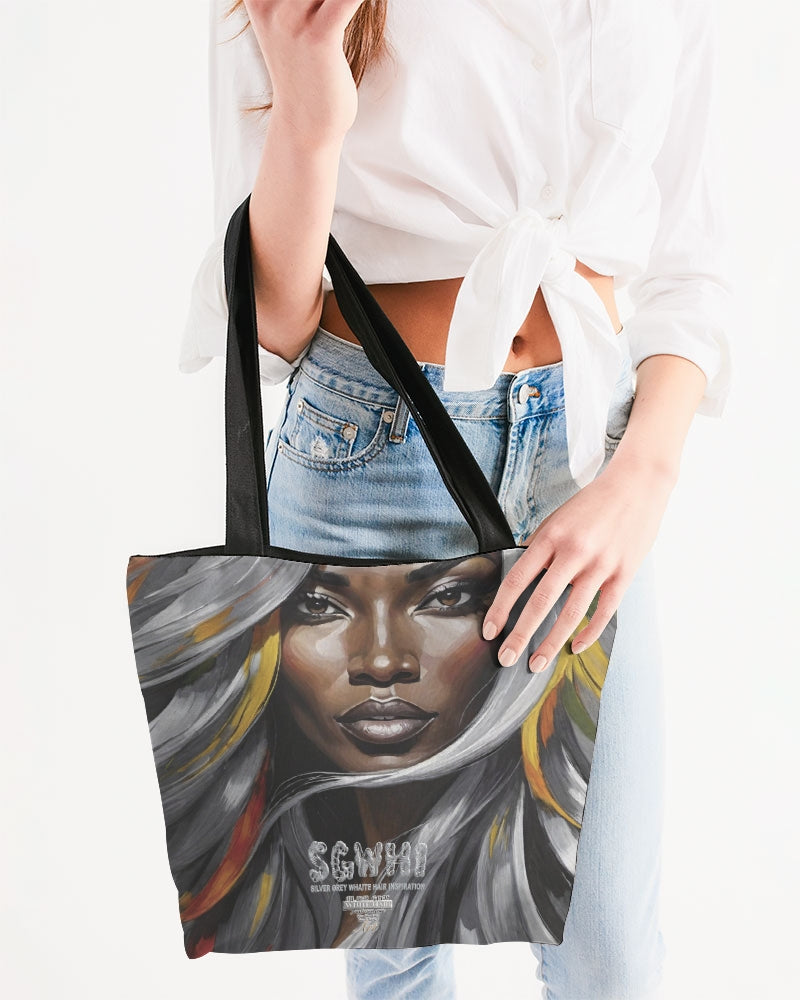 Black Sister Collection [Part 1 ] Canvas Zip Tote