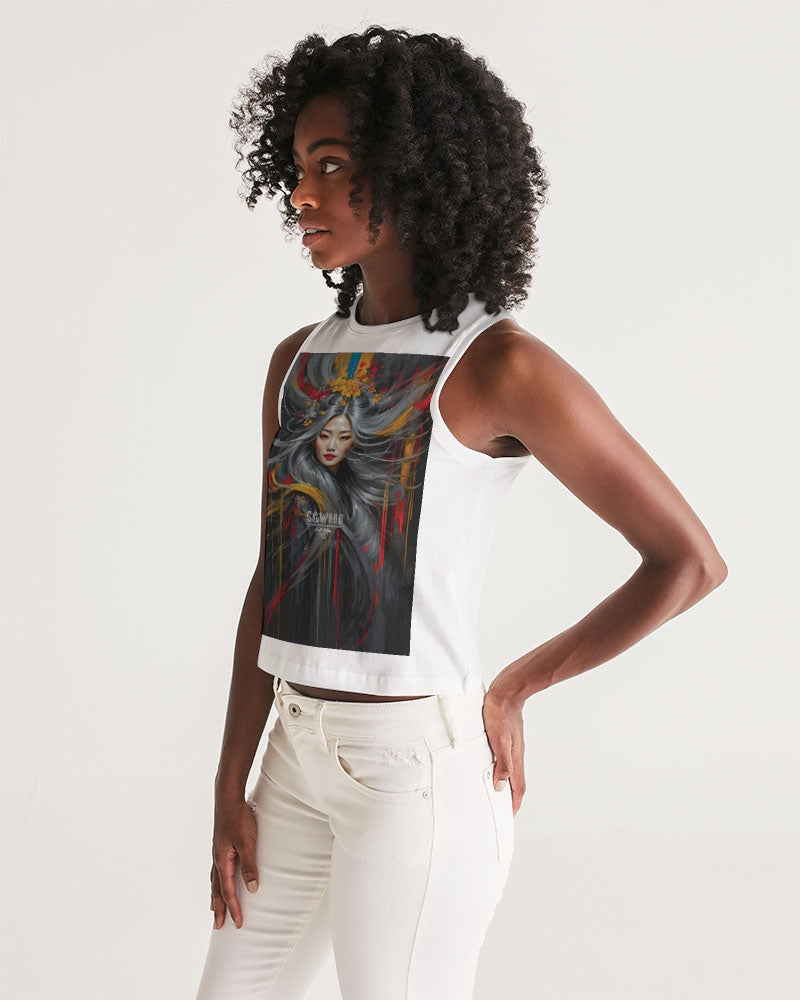 Asian collection [Part 1] Women's All-Over Print Cropped Tank