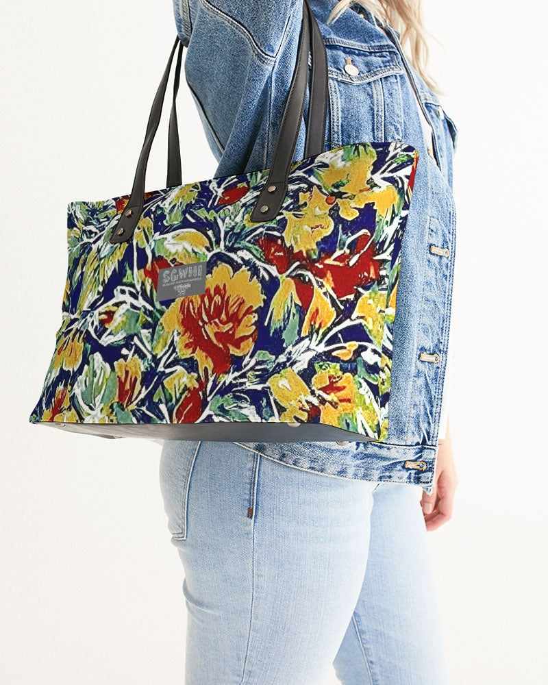 Painted floor design Stylish Tote