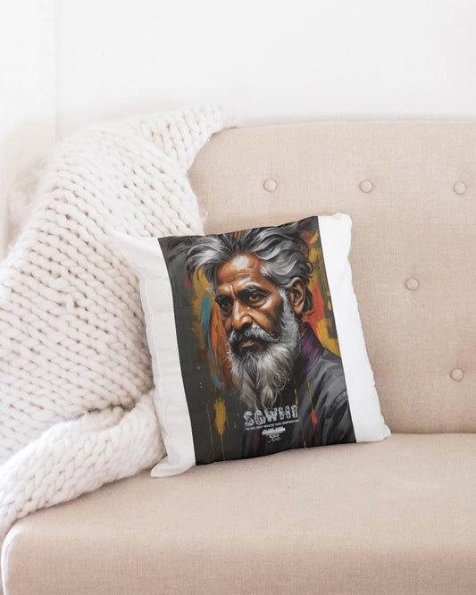 South Asian Knight Throw Pillow Case 16"x16"