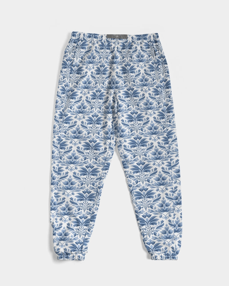 light blue Royal patten  Men's All-Over Print Track Pants