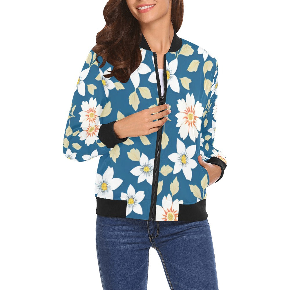 All Over Print Bomber Jacket for Women ( H19)