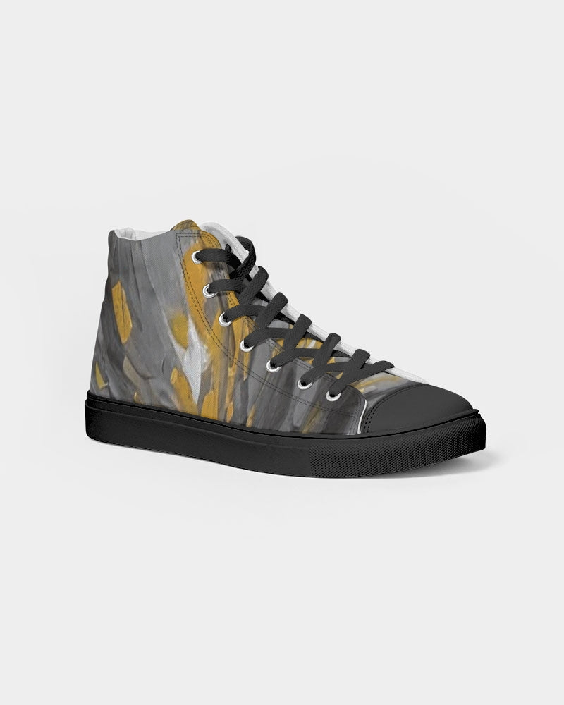 Black Sister Collection [Part 1 ] Women's Hightop Canvas Shoe - Black