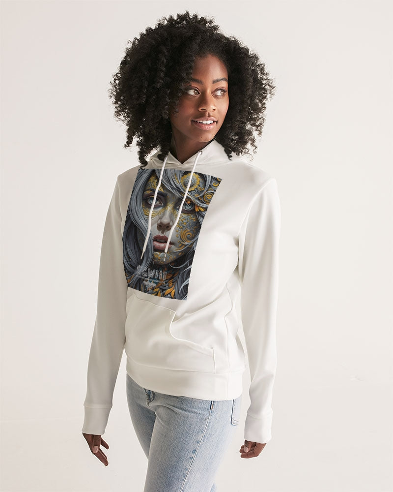 Sweet Silver Yellow Flower Grey Hair sister.[Part three] Women's All-Over Print Hoodie