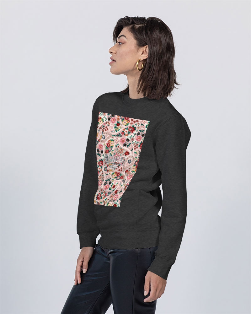 Pink abstract Pretty Sisters Unisex Premium Crewneck Sweatshirt | Lane Seven