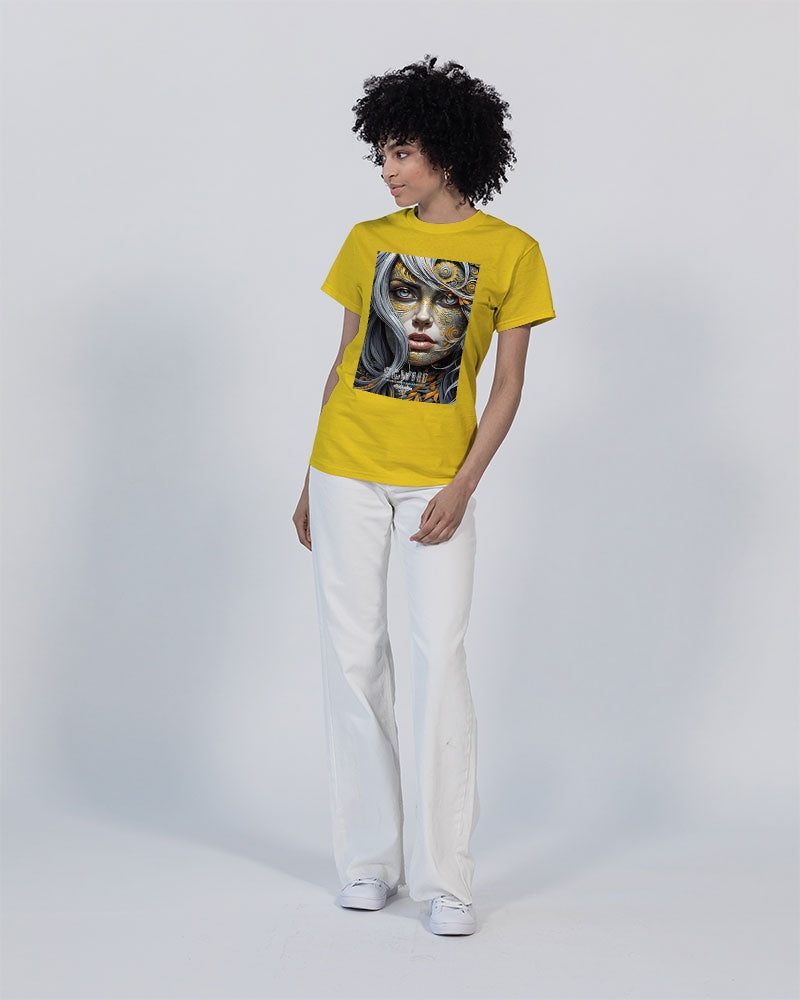 Sweet Silver Yellow Flower Grey Hair sister.[Part three] Unisex Heavy Cotton T-Shirt | Gildan