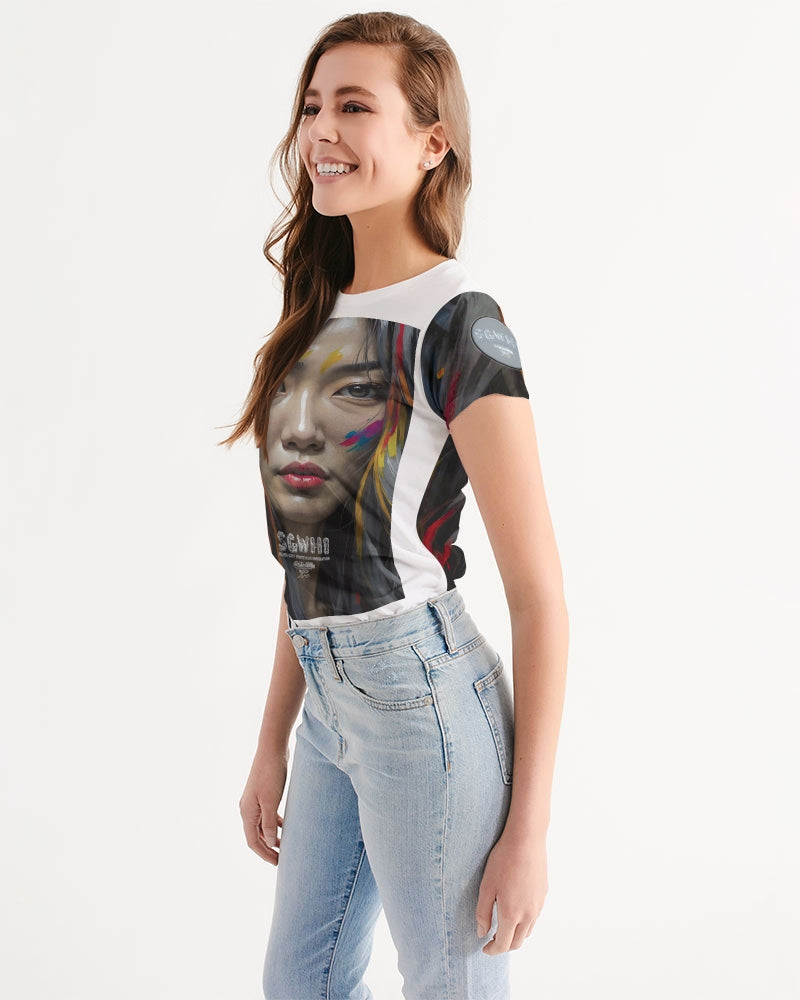 Asian Collection (Part 2 ) Women's All-Over Print Tee