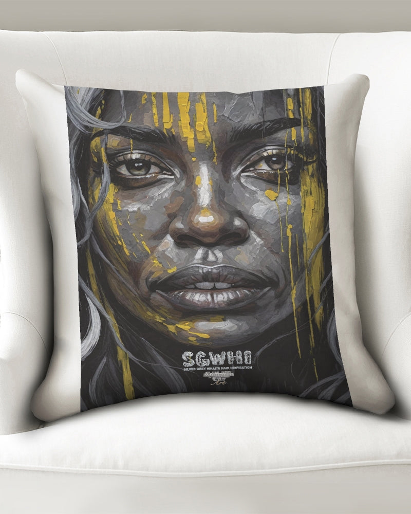 Black Sister Collection [Part 3 ] Throw Pillow Case 20"x20"