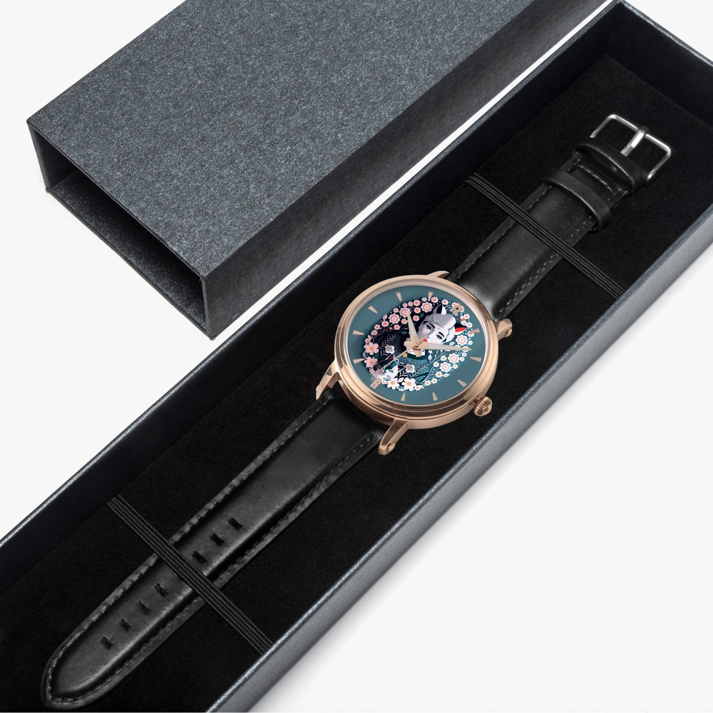 Silverfox 46mm Unisex Automatic Watch (Rose Gold)