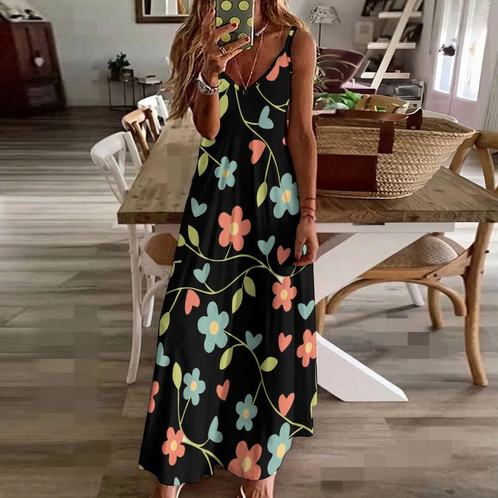 Sling Ankle Long Dress