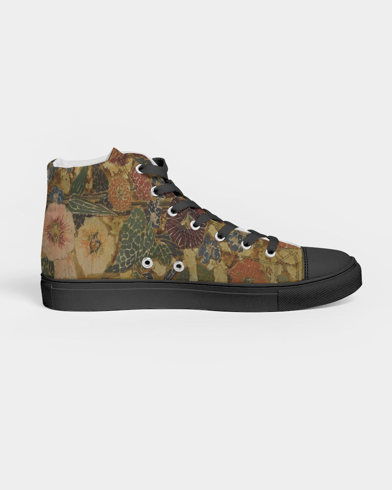 Autumn play Women's Hightop Canvas Shoe - Black