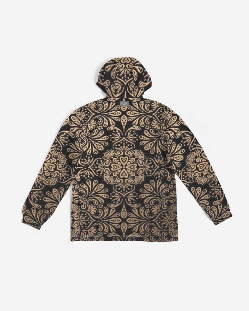 Man of Elegance Men's All-Over Print Windbreaker