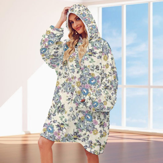 Women's Adult Hooded Blanket Shirt