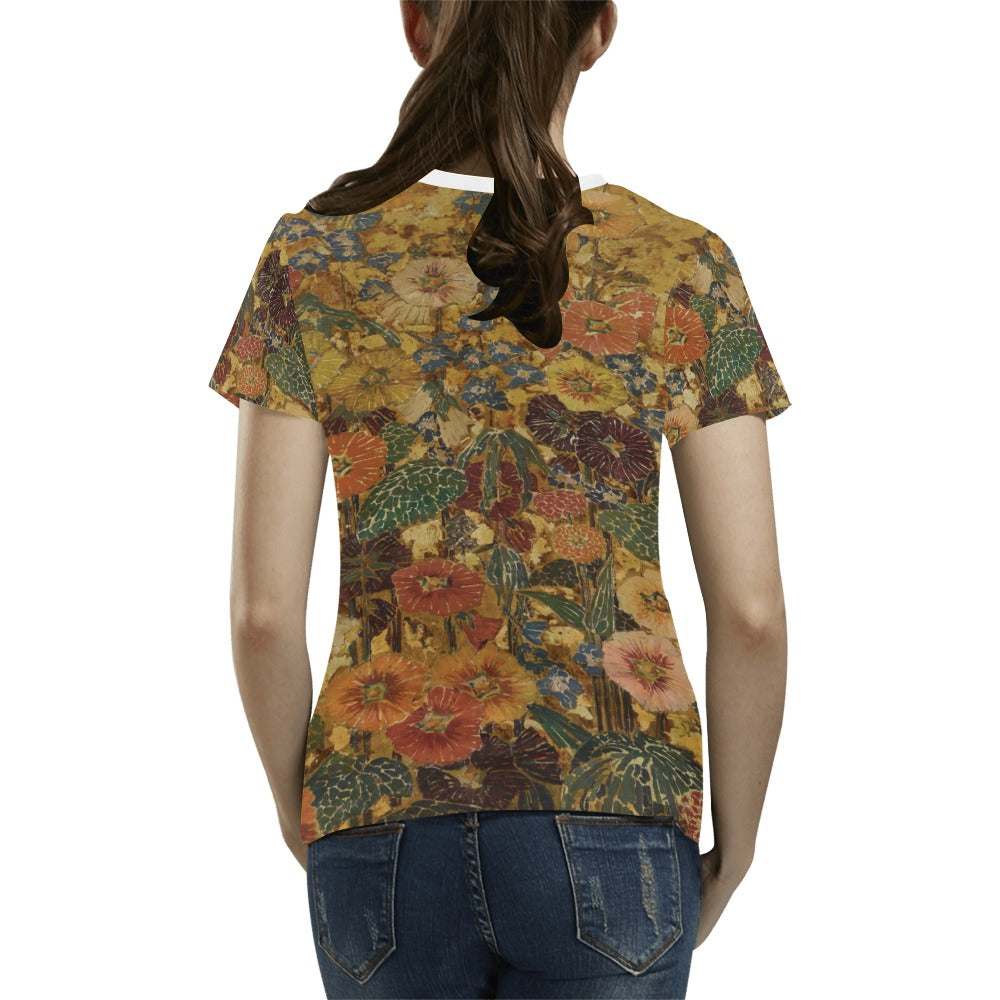 Women's All Over Print T-shirt (USA Size) (T40)