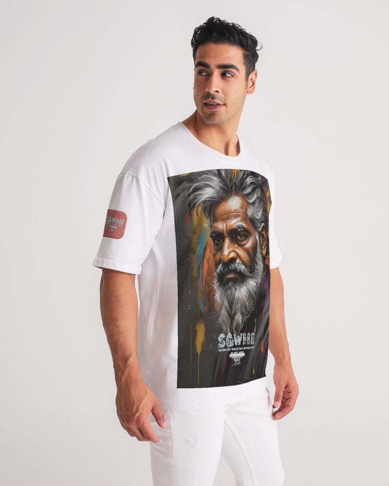 South Asian Knight Men's All-Over Print Premium Heavyweight Tee