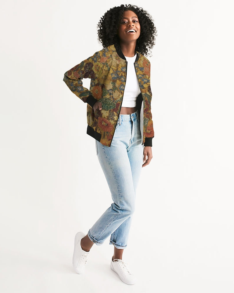 Autumn play Women's All-Over Print Bomber Jacket