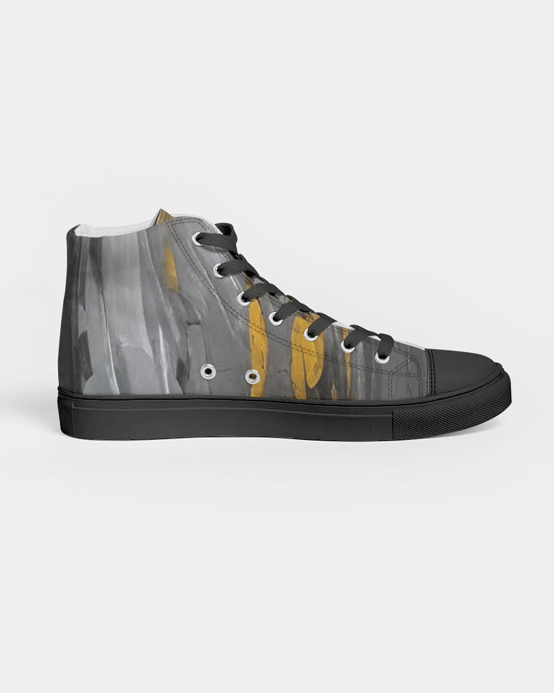 Black Sister Collection [Part 1 ] Women's Hightop Canvas Shoe - Black