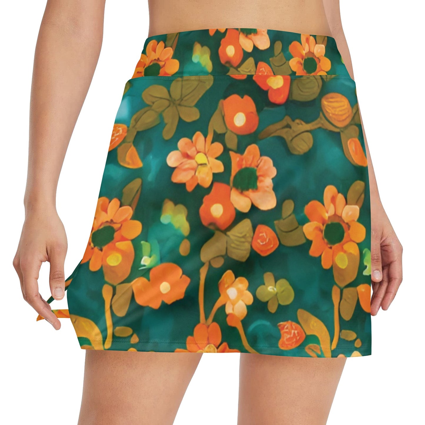 Women's Golf Skirt with Pocket (D64)