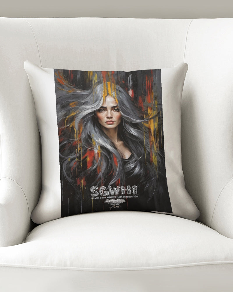 Beautiful white Sister [Part two collection] Throw Pillow Case 16"x16"