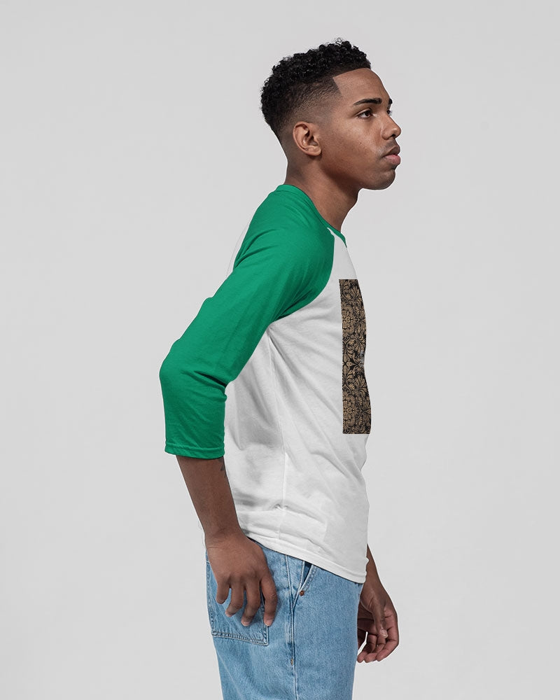 Man of Elegance Unisex Three-Quarter Sleeve Baseball Tee | Bella + Canvas