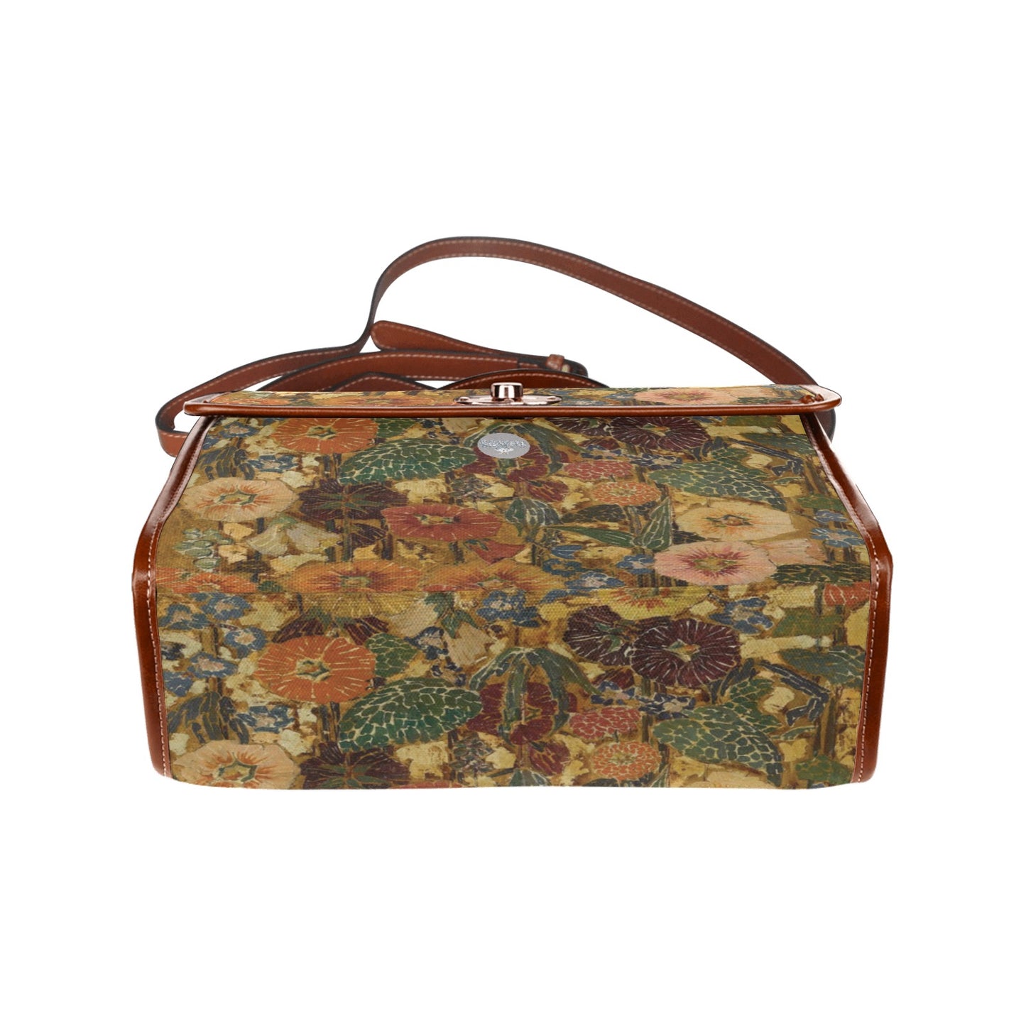 Waterproof Canvas Bag-Brown (All Over Print) (1641)