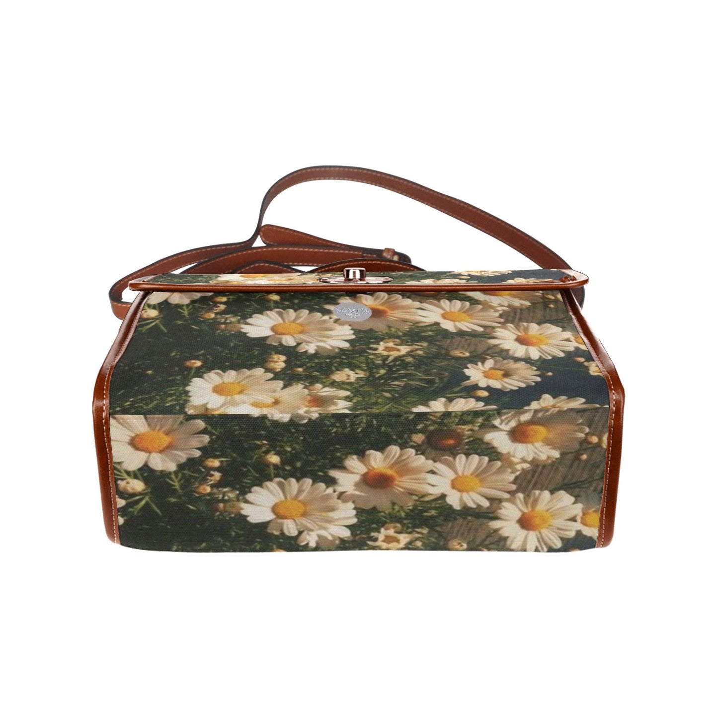 Waterproof Canvas Bag-Brown (All Over Print) (1641)