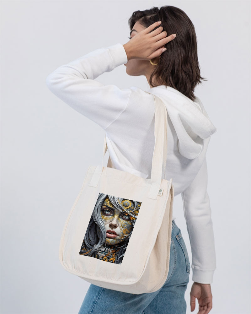 Sweet Silver Yellow Flower Grey Hair sister.[Part three] Organic Cotton Canvas Market Tote | Econscious