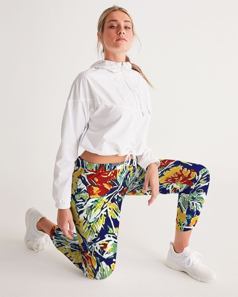 Painted floor design Women's All-Over Print Track Pants