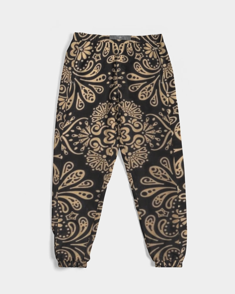 Man of Elegance Men's All-Over Print Track Pants