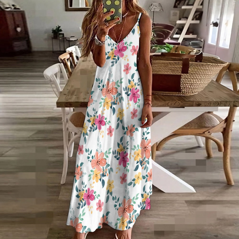 Sling Ankle Long Dress