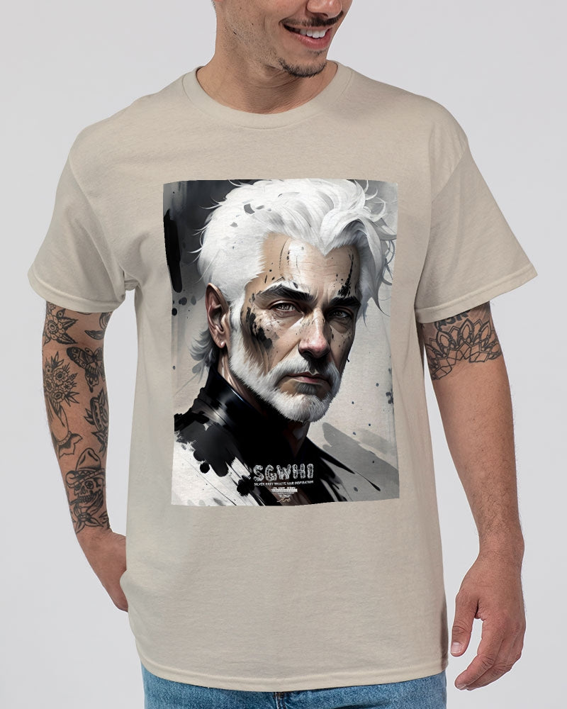 White silver grey fox King Unisex Ultra Cotton T-Shirt | Gildan