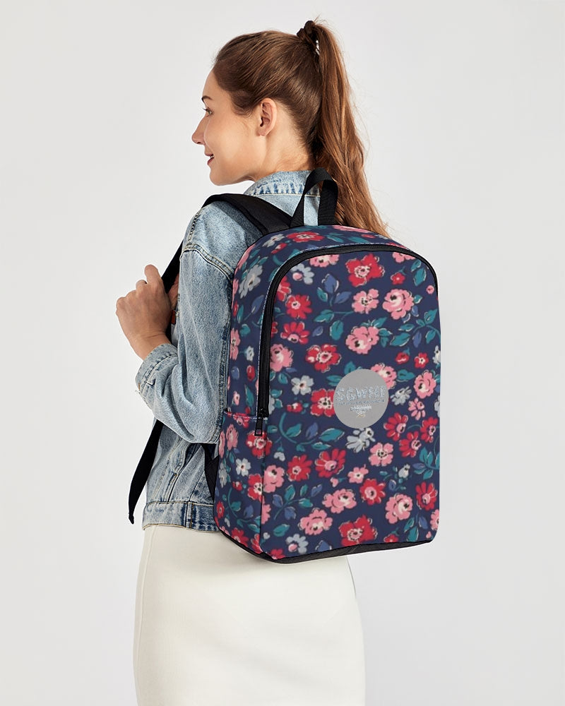 Midnight blue pretty glance.  Back To Basics School Backpack