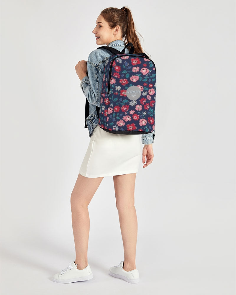 Midnight blue pretty glance.  Back To Basics School Backpack