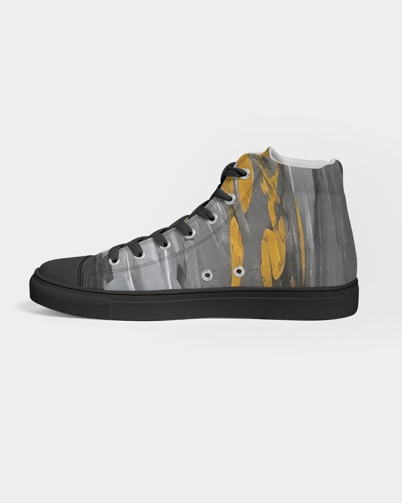 Black Sister Collection [Part 1 ] Women's Hightop Canvas Shoe - Black