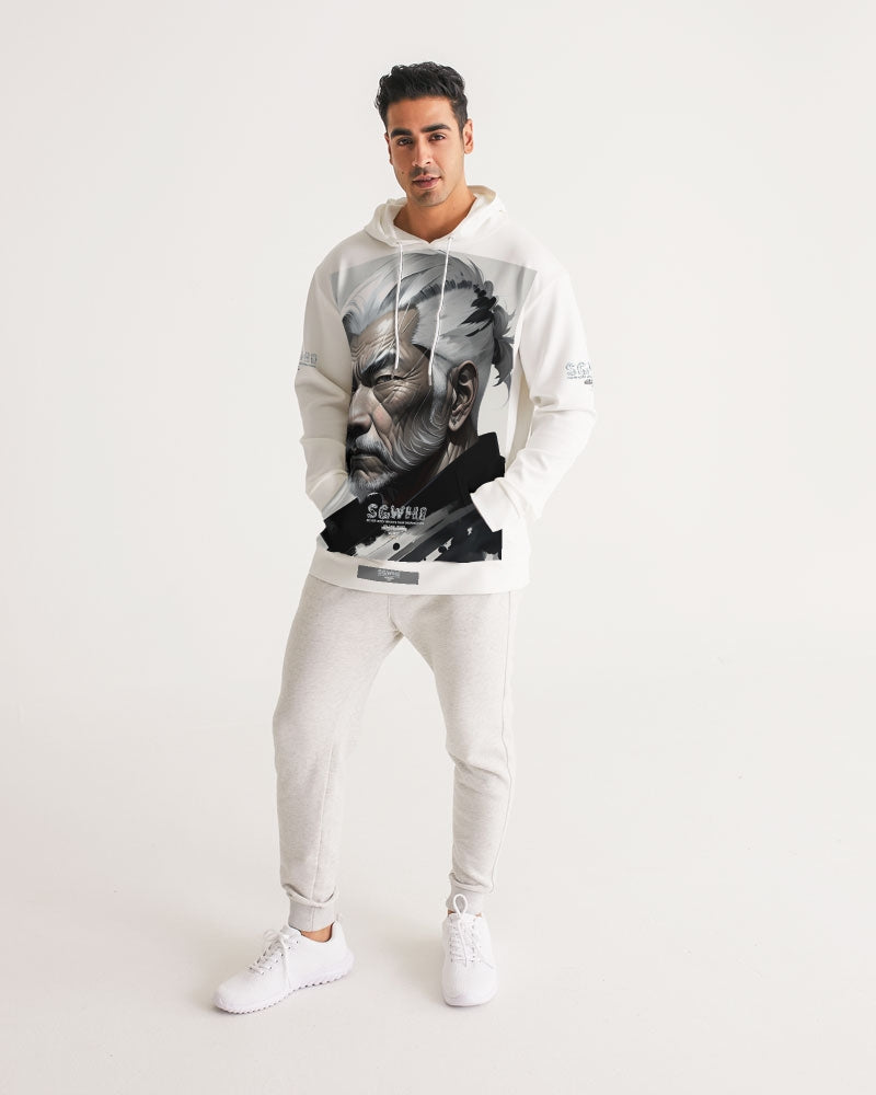 Handsome Asian brother pink painted portrait Men's All-Over Print Hoodie