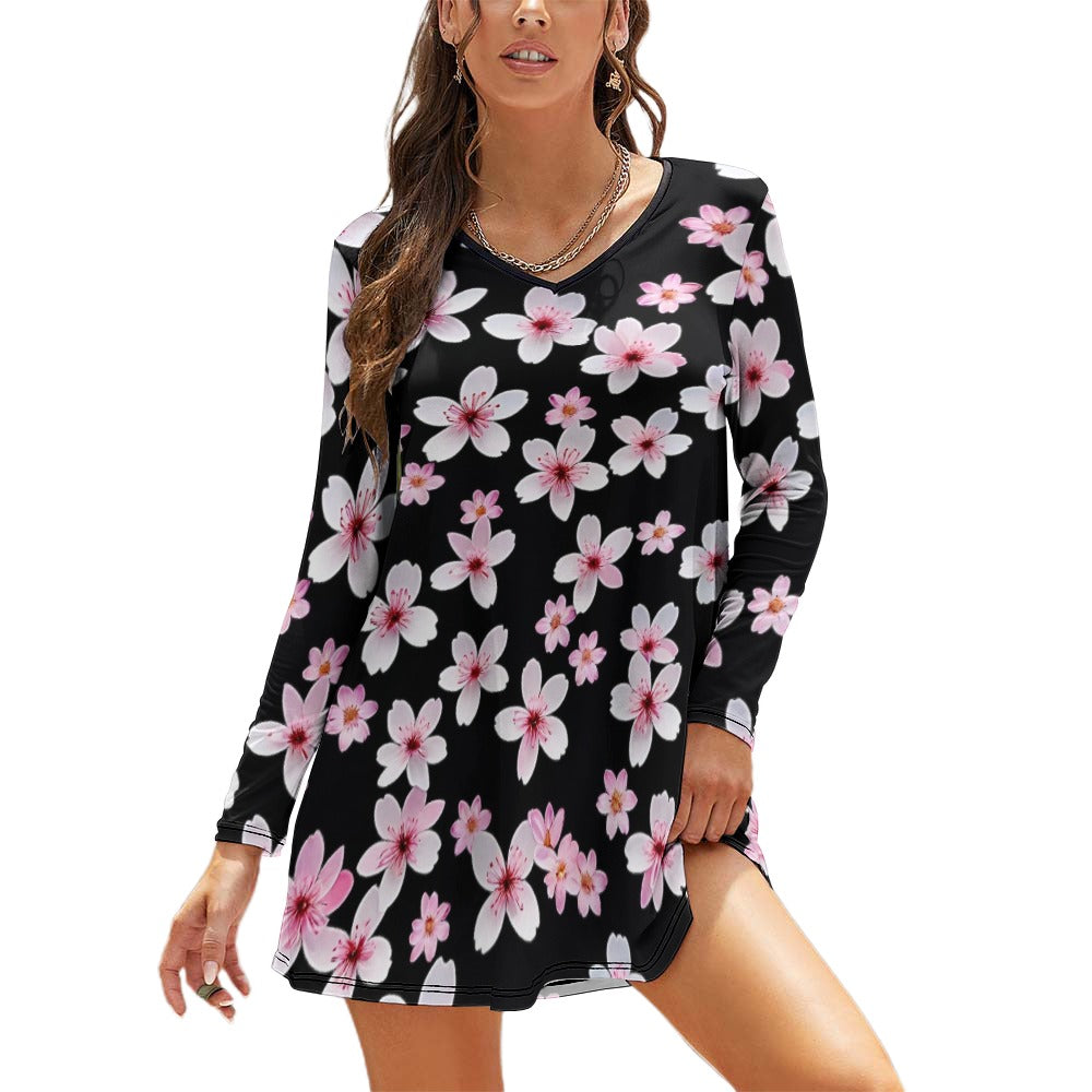 Long Sleeve Loose Dress