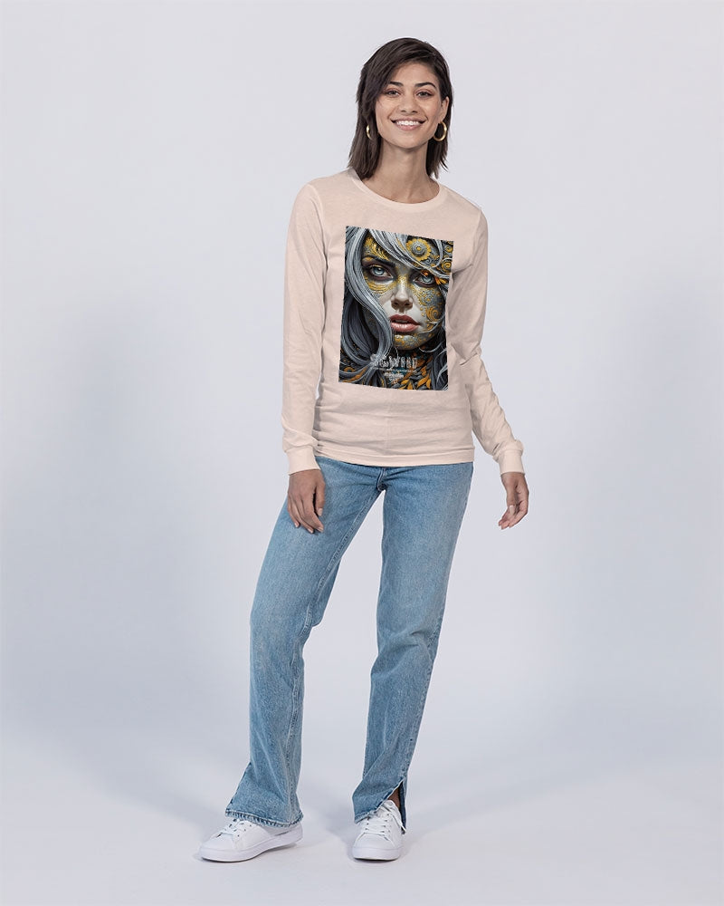 Sweet Silver Yellow Flower Grey Hair sister.[Part three] Unisex Long Sleeve Tee | Lane Seven