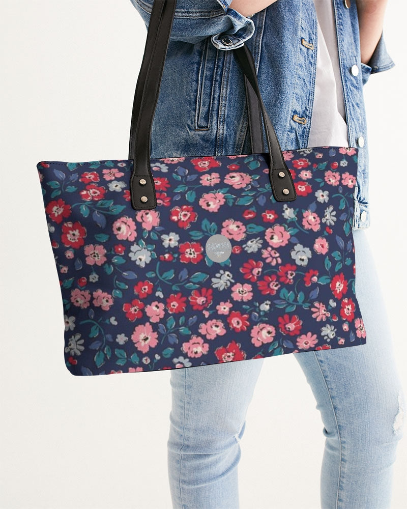 Midnight blue pretty glance.  Stylish Tote