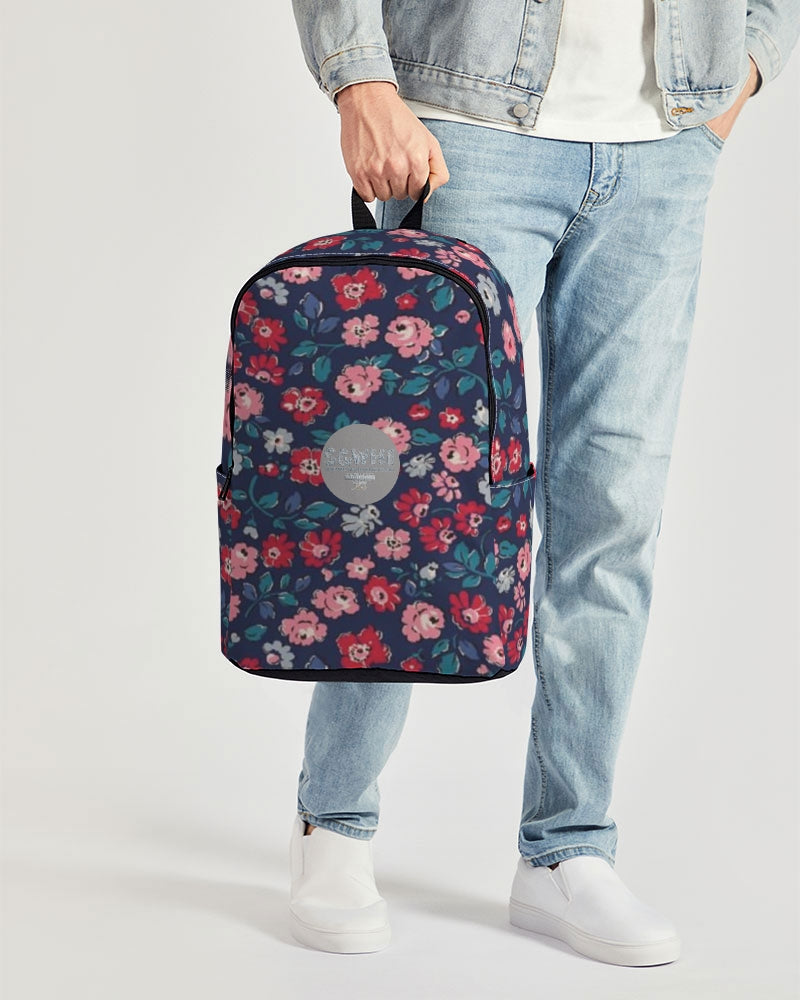 Midnight blue pretty glance.  Back To Basics School Backpack