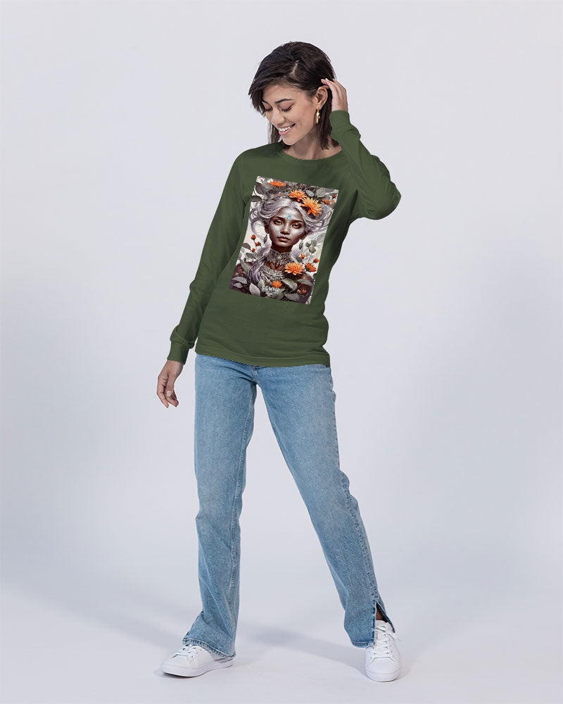 Blossom Indian grey sister Unisex Jersey Long Sleeve Tee | Bella + Canvas