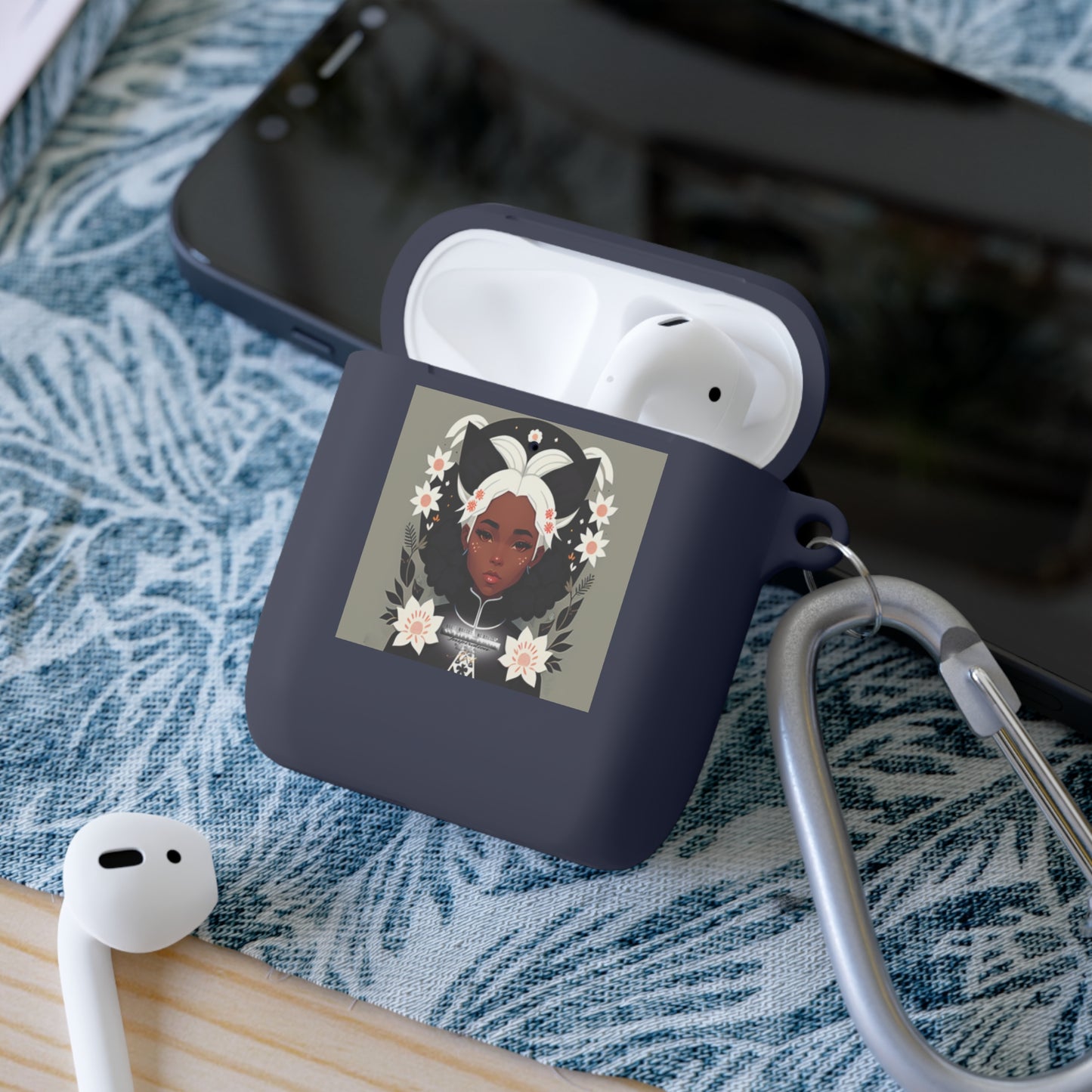 Nubian silverfox AirPods and AirPods Pro Case Cover